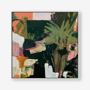 Tropical Daydream (Square) - Canvas Box Framed White - SubTropic Art