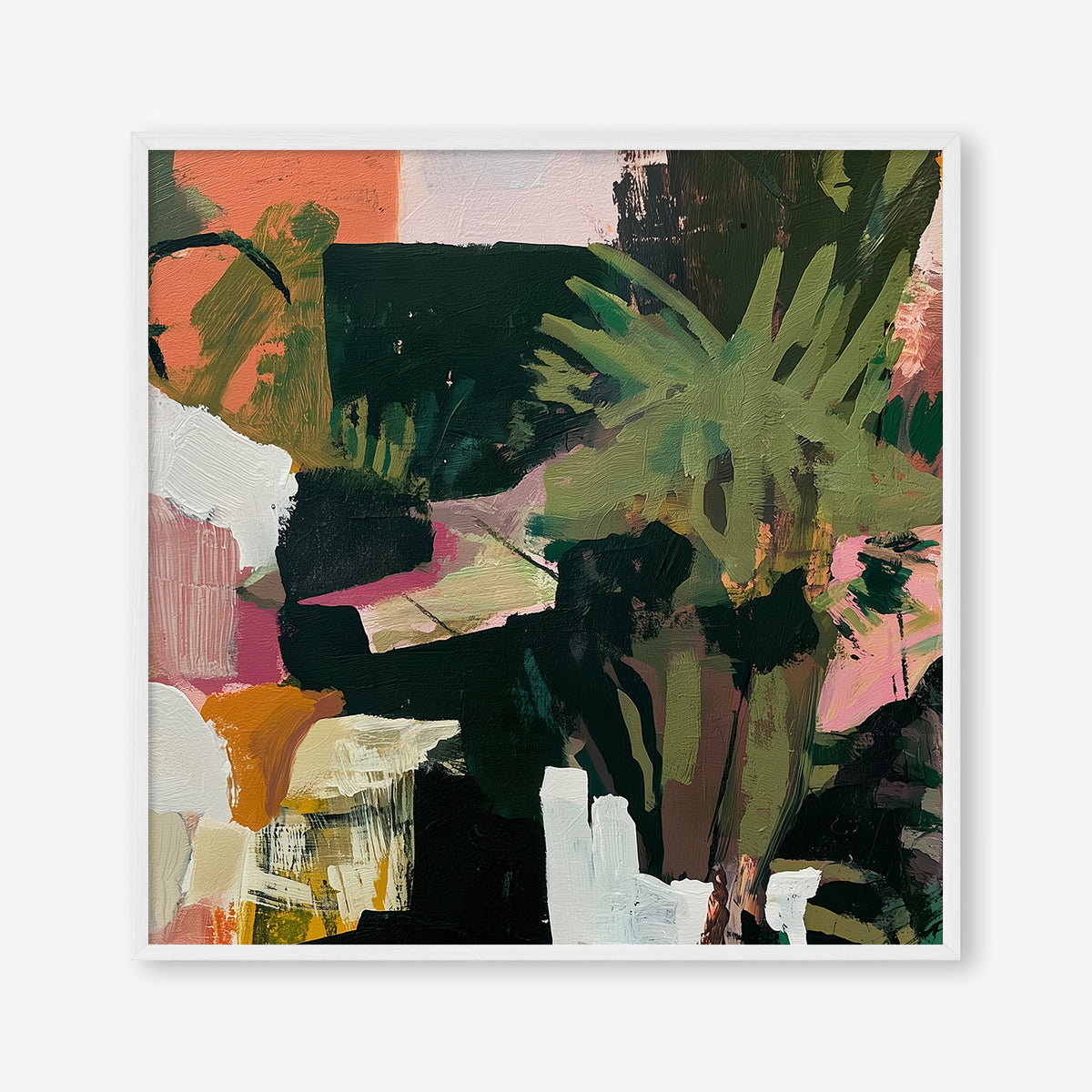 Tropical Daydream (Square) - Print Framed White - SubTropic Art