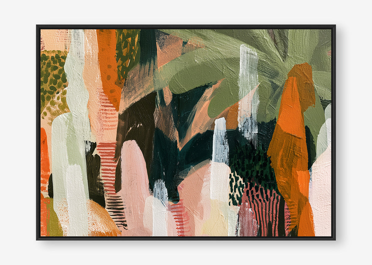 Untamed Paradise (Landscape) - Canvas Box Framed Black - SubTropic Art