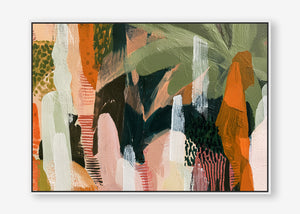 Untamed Paradise (Landscape) - Canvas Box Framed White - SubTropic Art