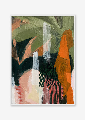Untamed Paradise (Portrait) - Print Framed White - SubTropic Art