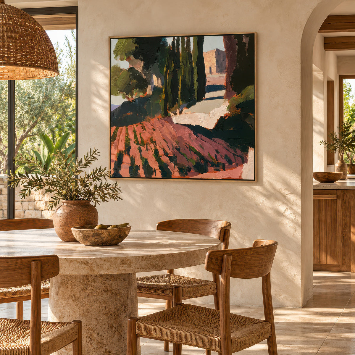 Vineyard Days (Square) - - SubTropic Art