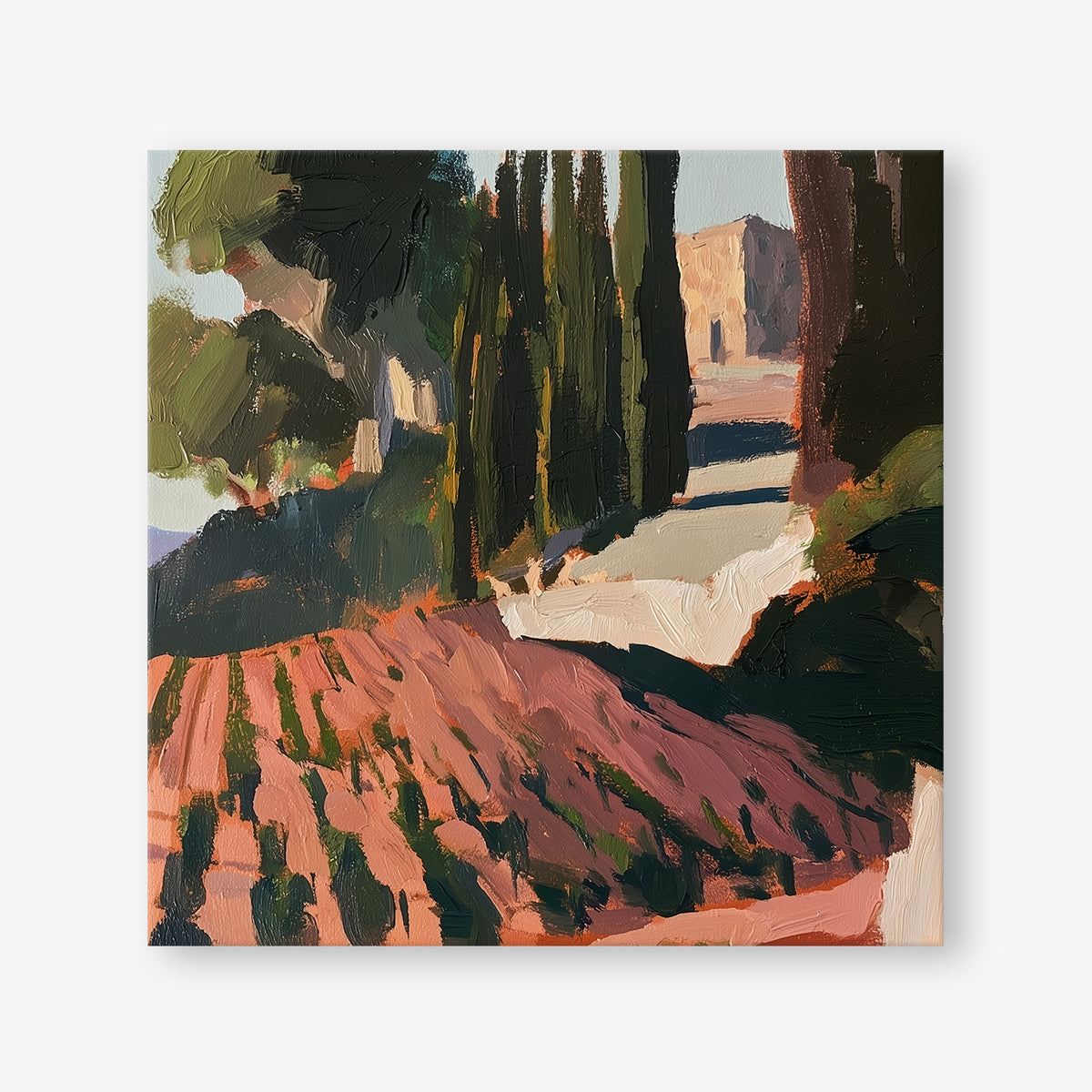 Vineyard Days (Square) - Canvas Stretched No frame - SubTropic Art