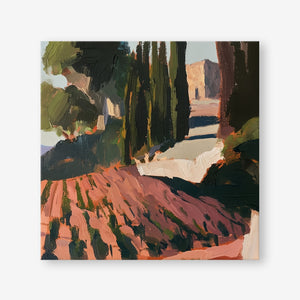 Vineyard Days (Square) - Canvas Stretched No frame - SubTropic Art
