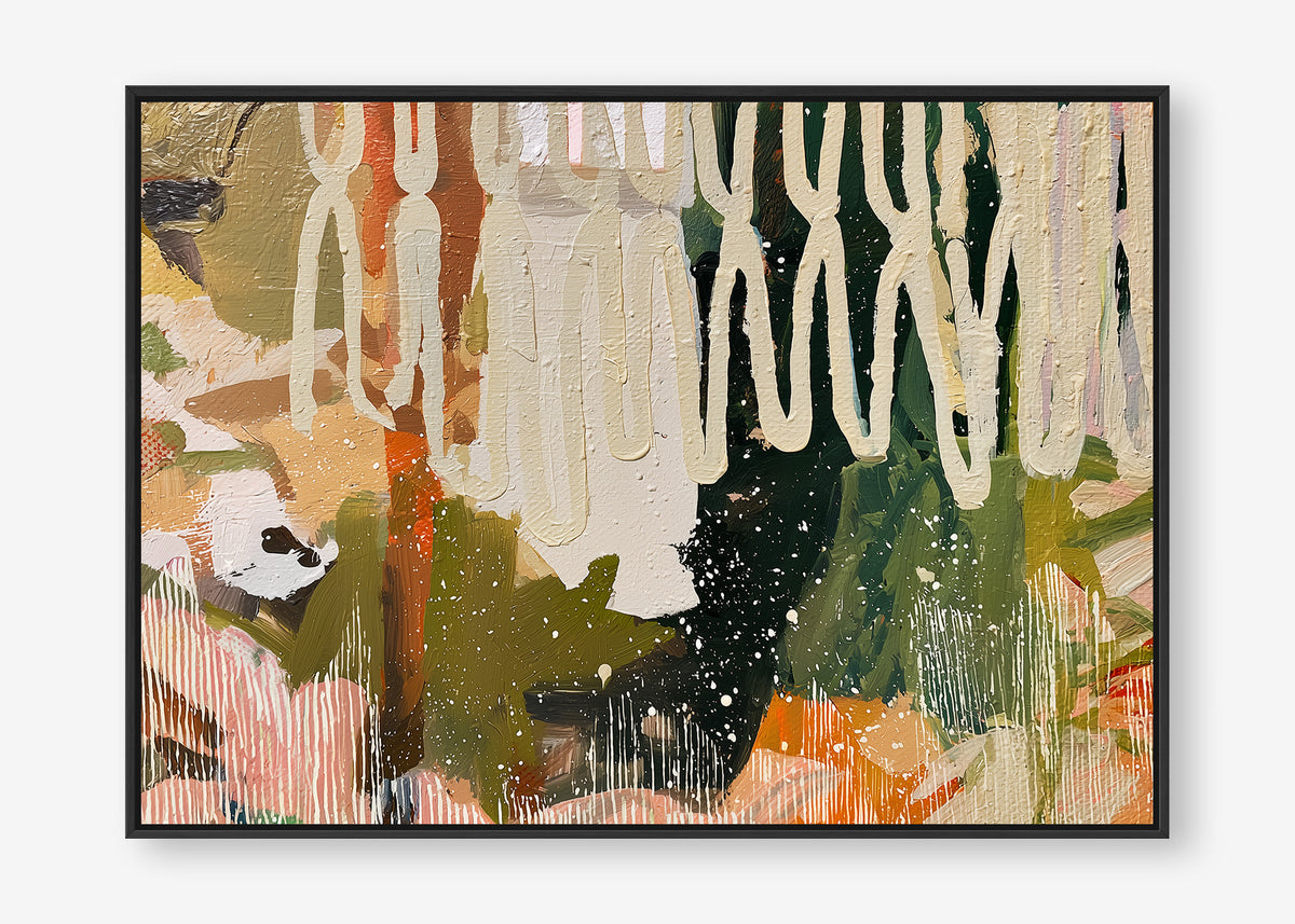 Wild at Heart (Landscape) - Canvas Box Framed Black - SubTropic Art
