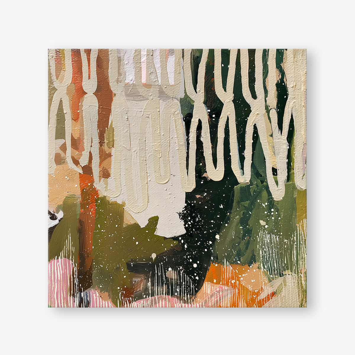 Wild at Heart (Square) - Canvas Stretched No frame - SubTropic Art