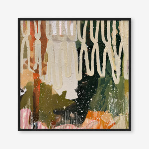 Wild at Heart (Square) - Print Framed Black - SubTropic Art