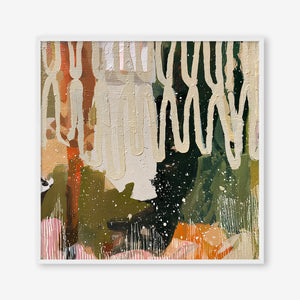 Wild at Heart (Square) - Print Framed White - SubTropic Art