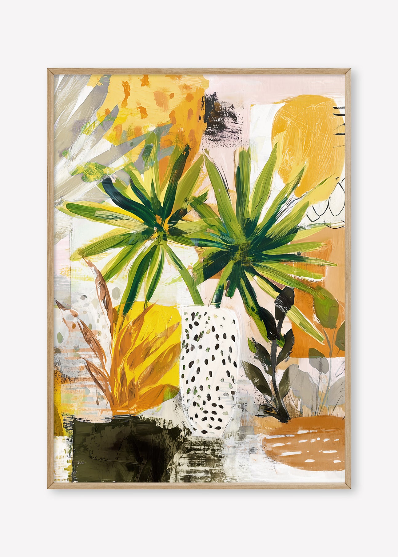Amber Hour (Portrait) - Print Framed Oak - SubTropic Art