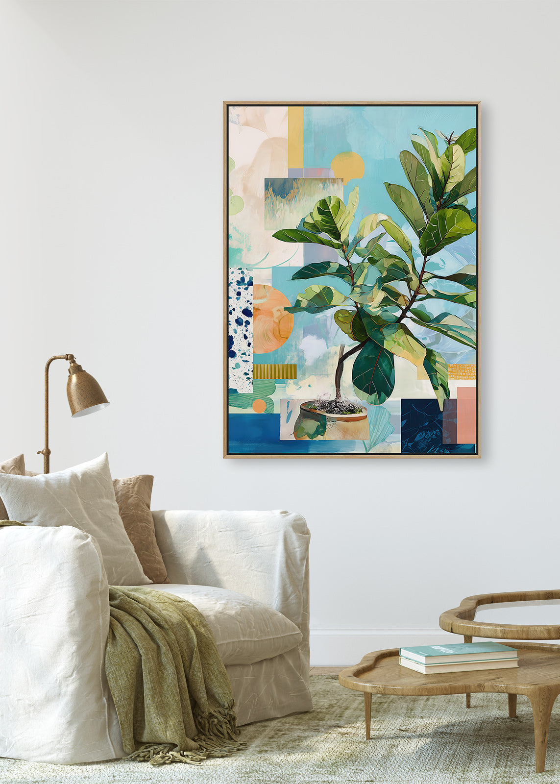 Geometric Leaf (Portrait)