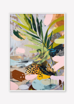 Going Sideways (Portrait) - Print Framed White - SubTropic Art
