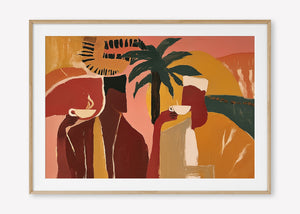 Morning Ritual (Landscape) art print -  by SubTropic Art
