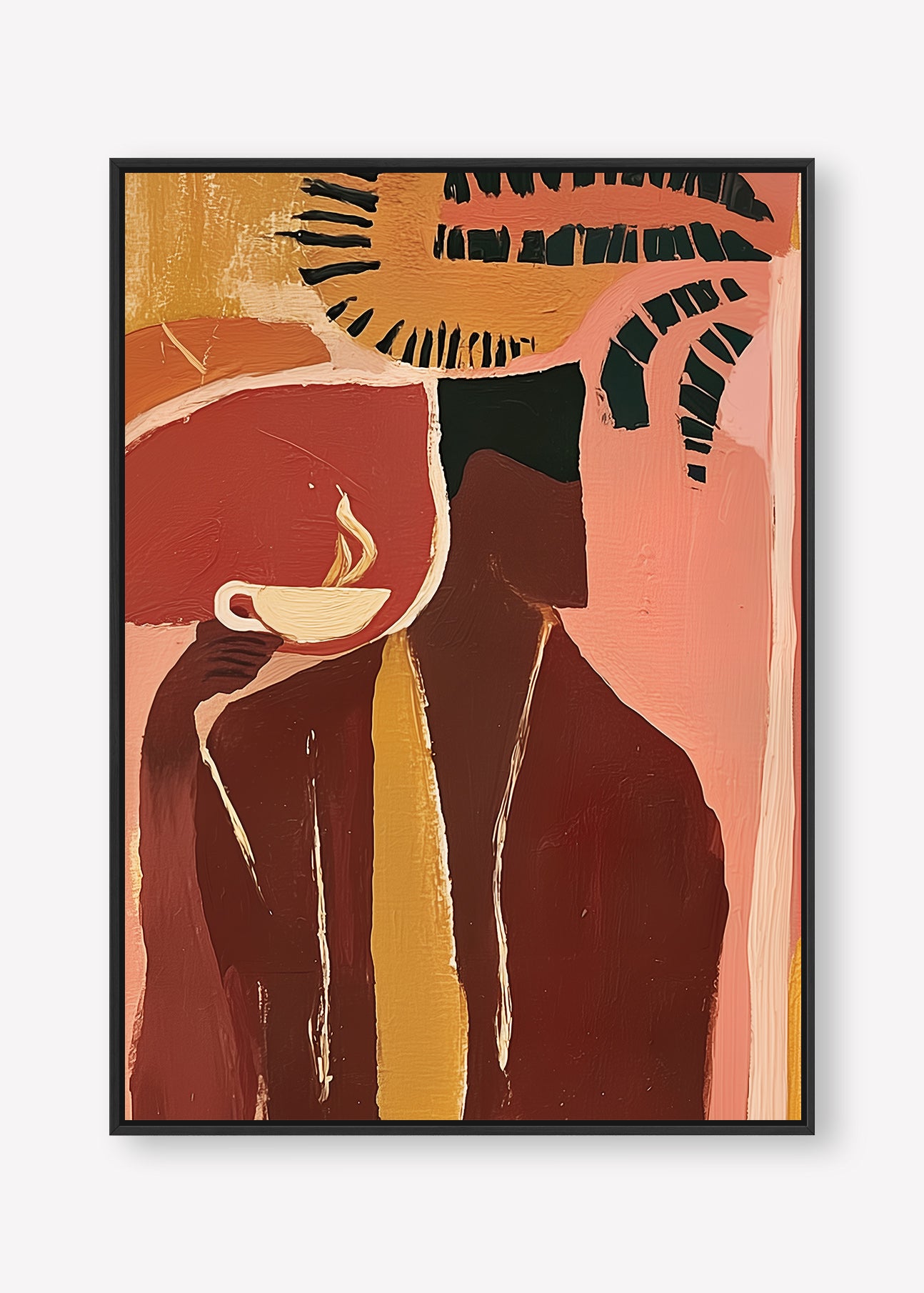 Morning Ritual Left (Portrait) art print -  by SubTropic Art