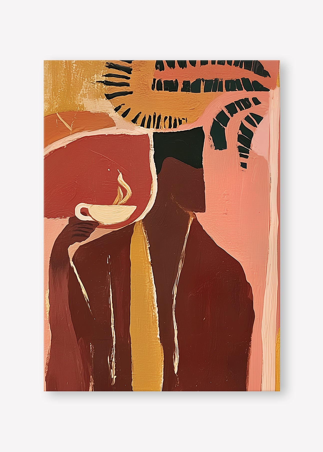 Morning Ritual Left (Portrait) art print -  by SubTropic Art