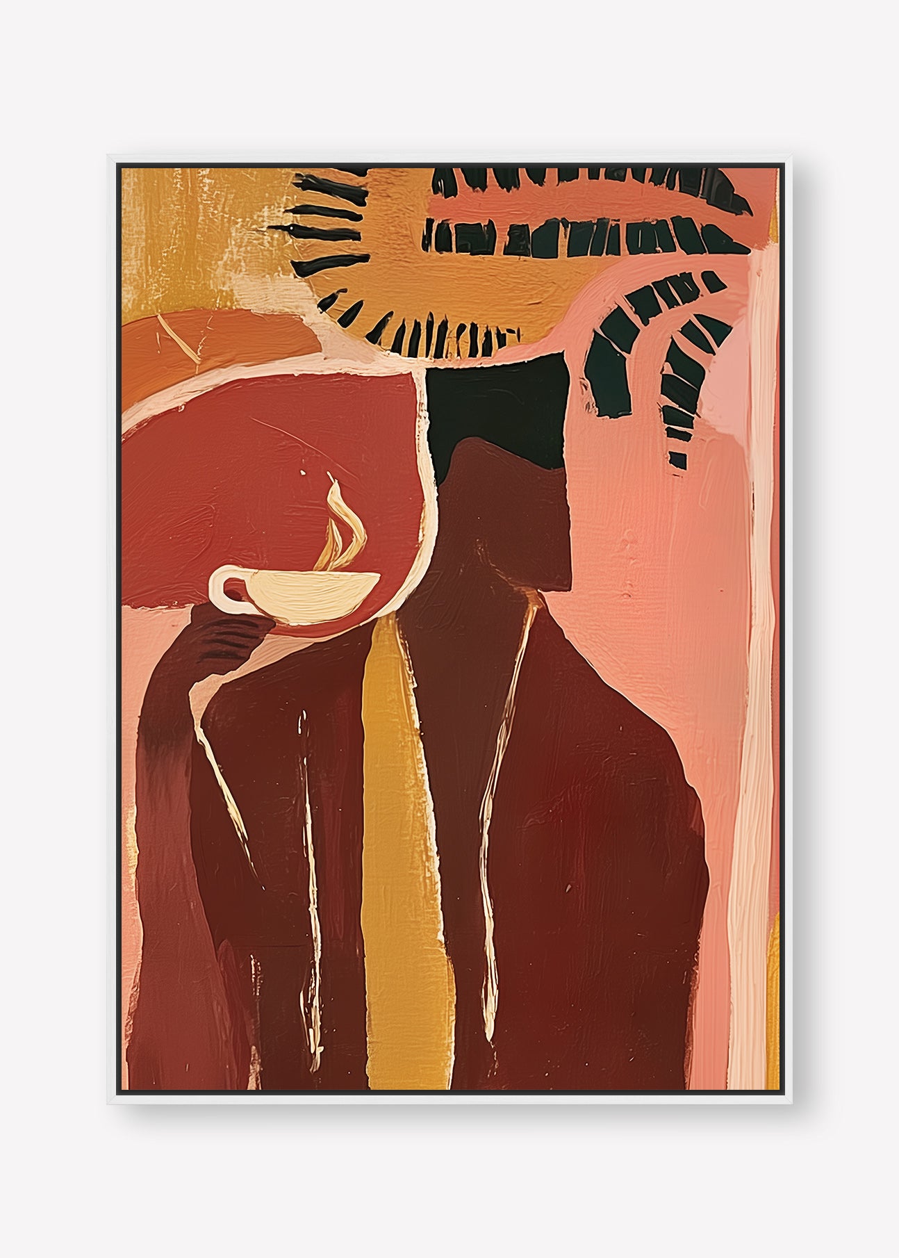 Morning Ritual Left (Portrait) art print -  by SubTropic Art