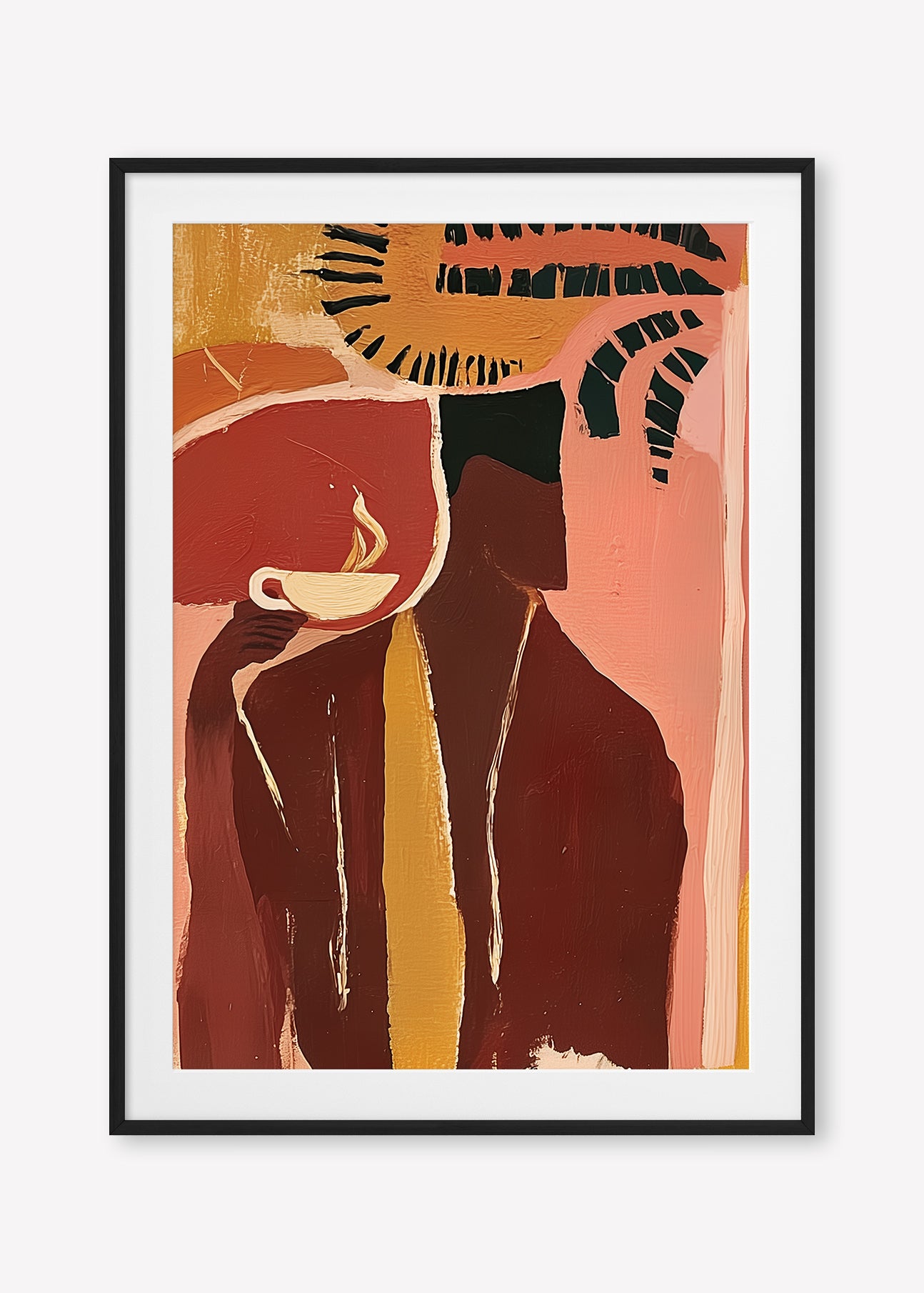 Morning Ritual Left (Portrait) art print -  by SubTropic Art