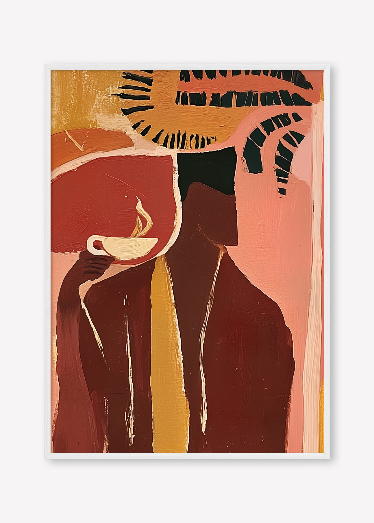 Morning Ritual Left (Portrait) art print -  by SubTropic Art