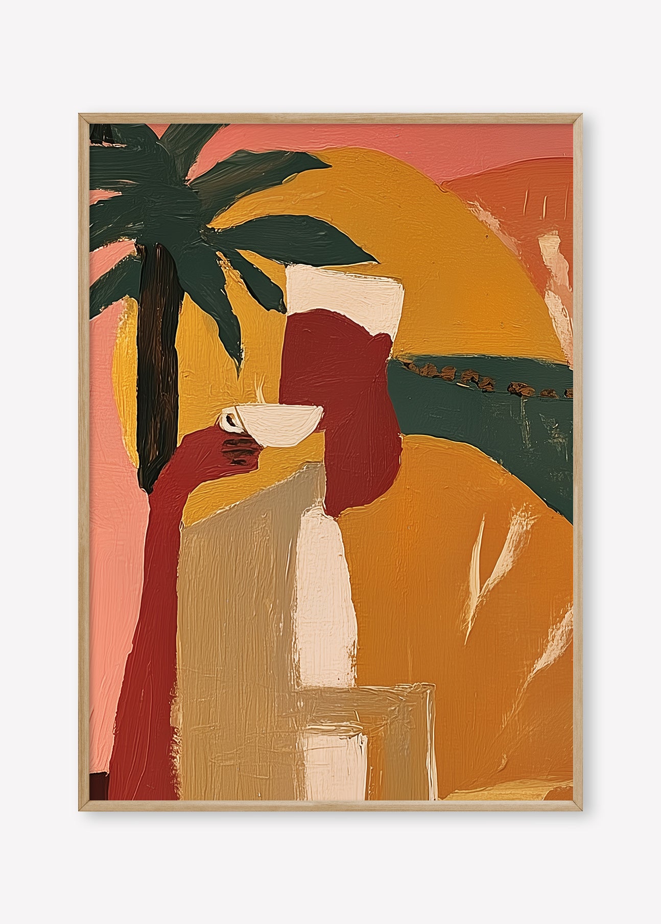 Morning Ritual Right (Portrait) art print -  by SubTropic Art