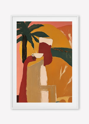 Morning Ritual Right (Portrait) art print -  by SubTropic Art