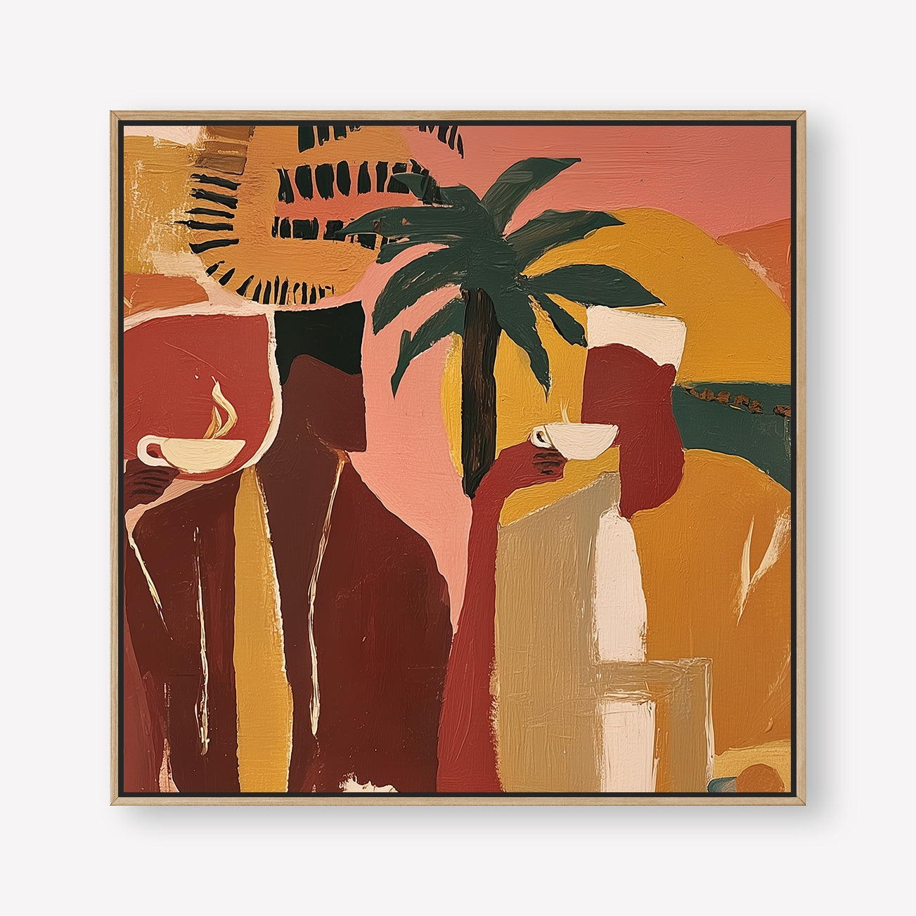 Morning Ritual (Square) art print -  by SubTropic Art