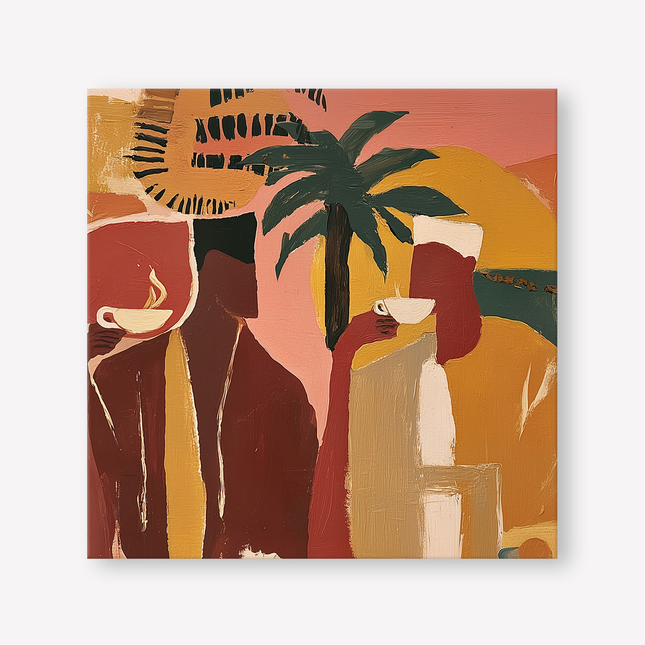 Morning Ritual (Square) art print -  by SubTropic Art