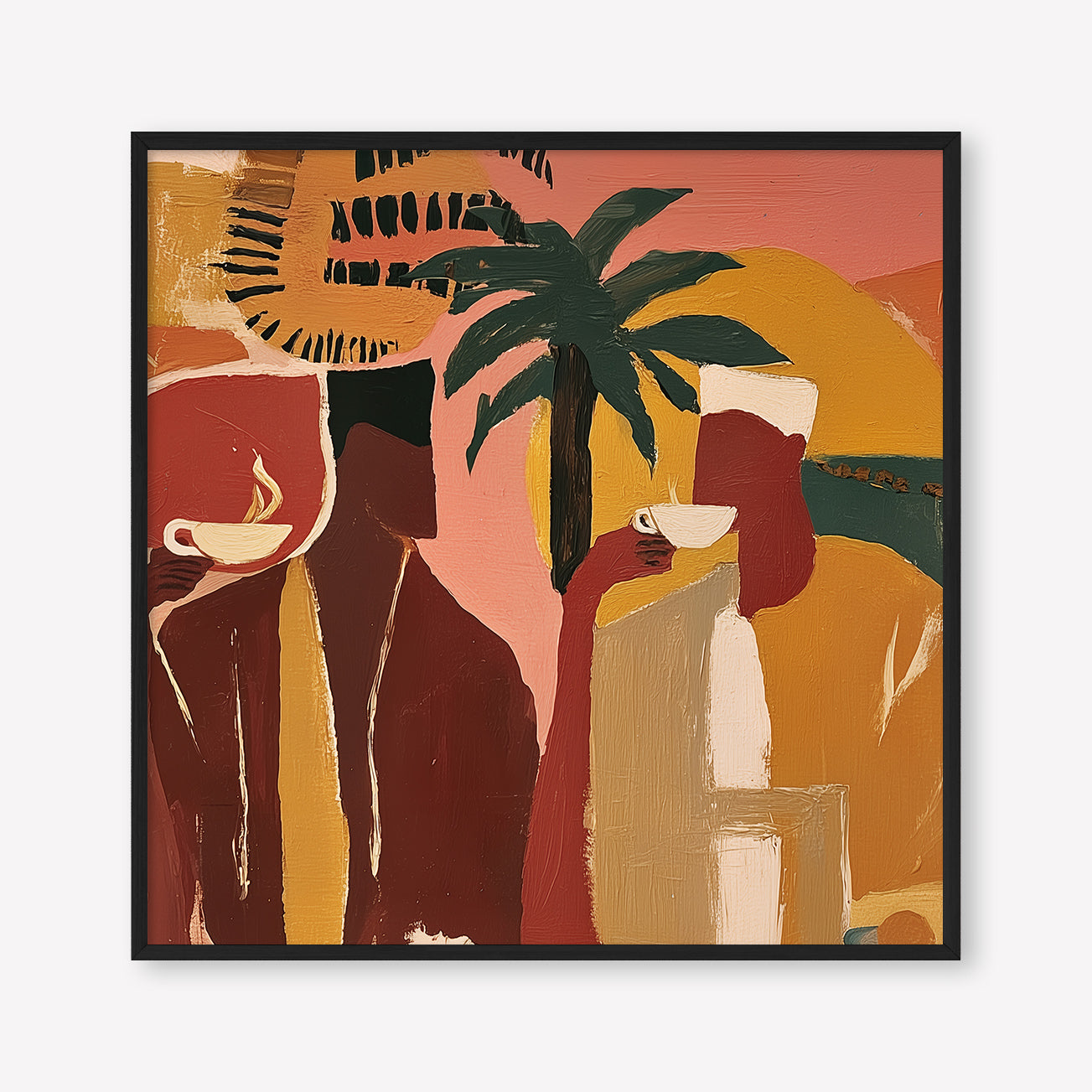 Morning Ritual (Square) art print -  by SubTropic Art