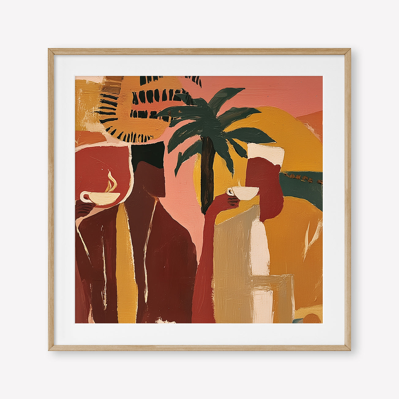 Morning Ritual (Square) art print -  by SubTropic Art