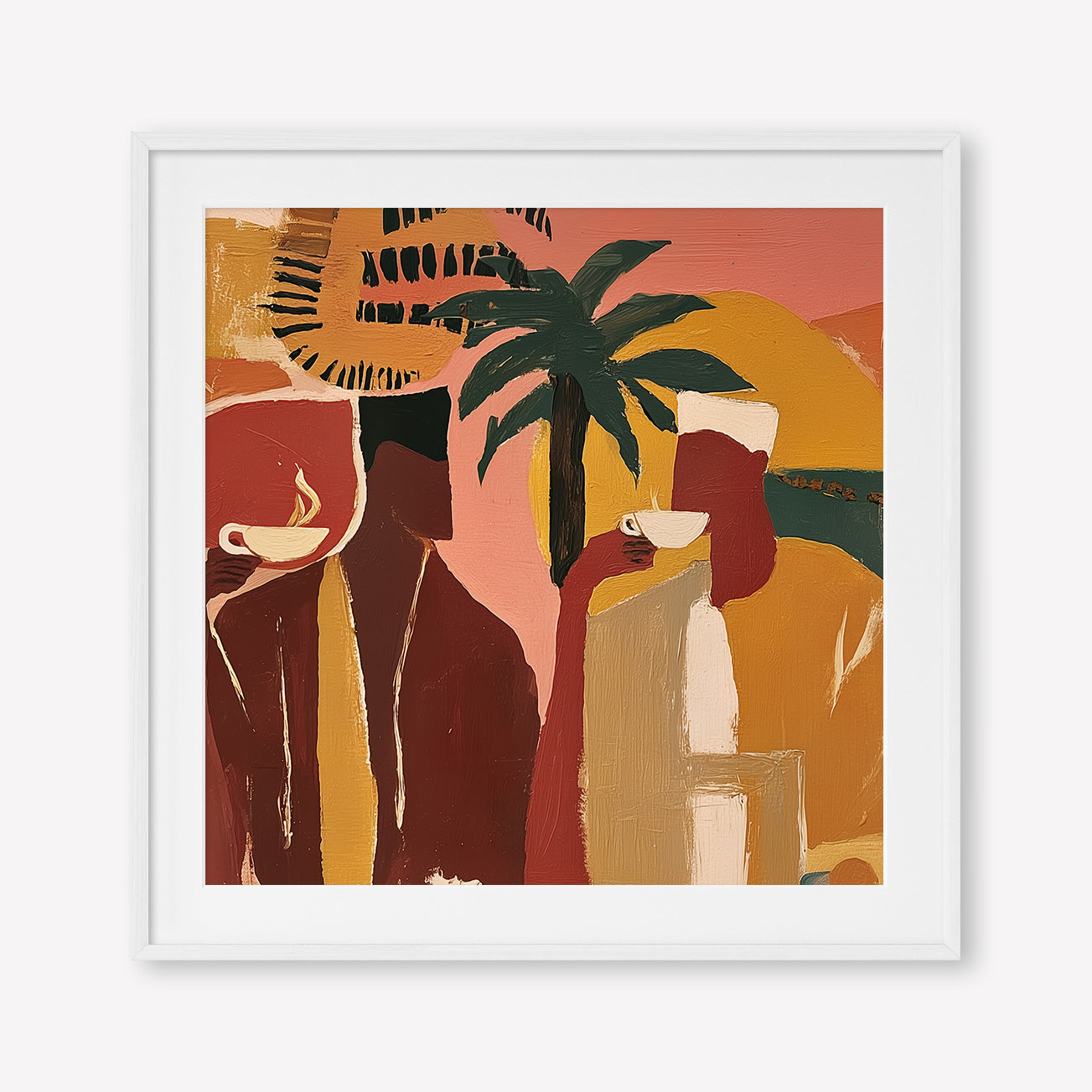 Morning Ritual (Square) art print -  by SubTropic Art