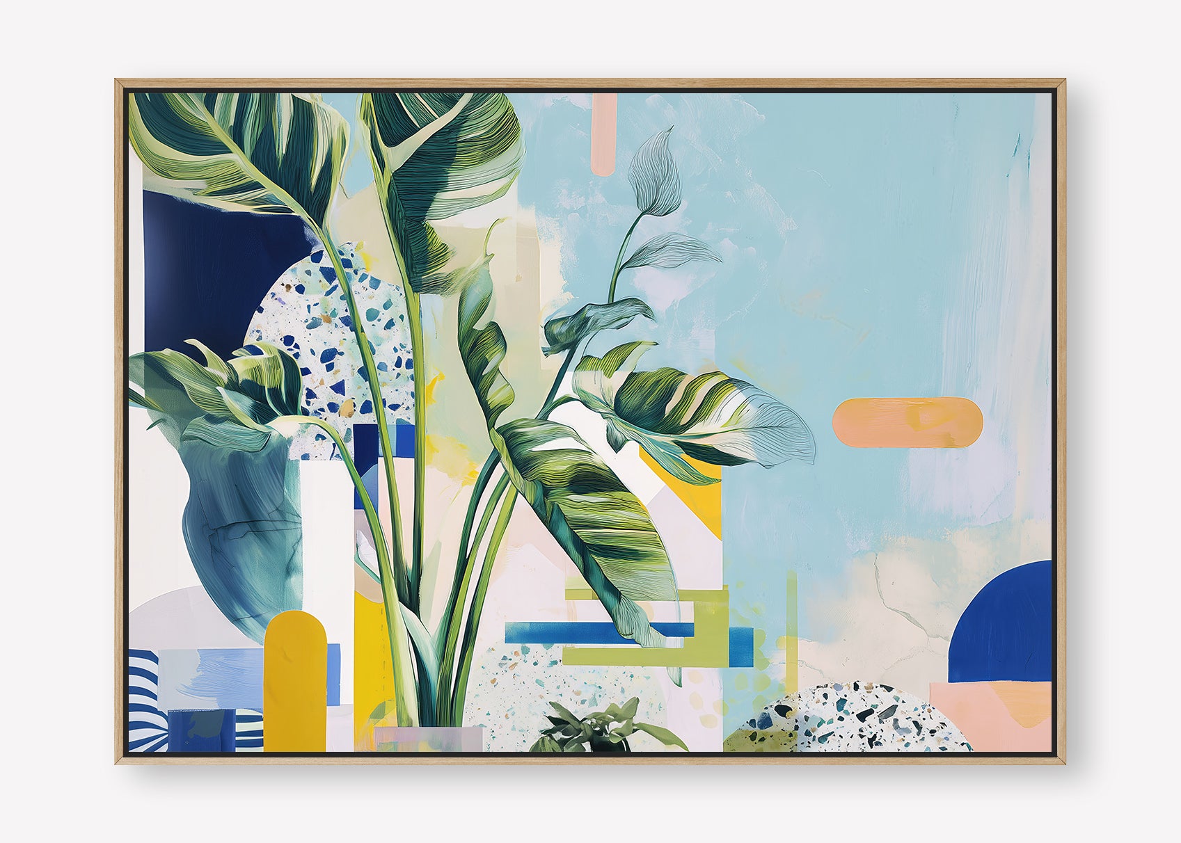 Paradise in Focus (Landscape) - Canvas Box Framed Oak - SubTropic Art