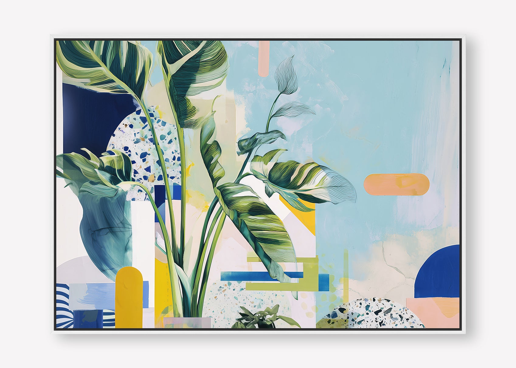 Paradise in Focus (Landscape) - Canvas Box Framed White - SubTropic Art