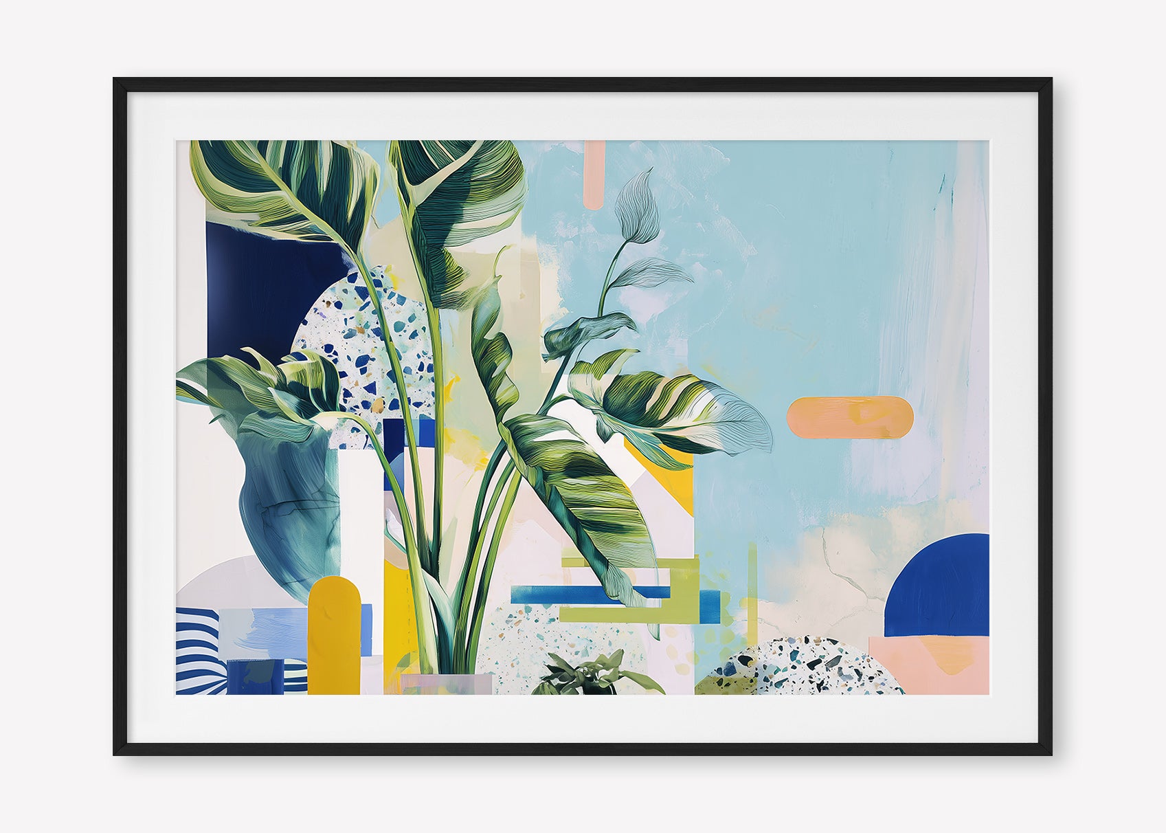 Paradise in Focus (Landscape) - Print Framed with Border Black - SubTropic Art