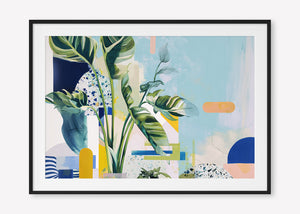 Paradise in Focus (Landscape) - Print Framed with Border Black - SubTropic Art