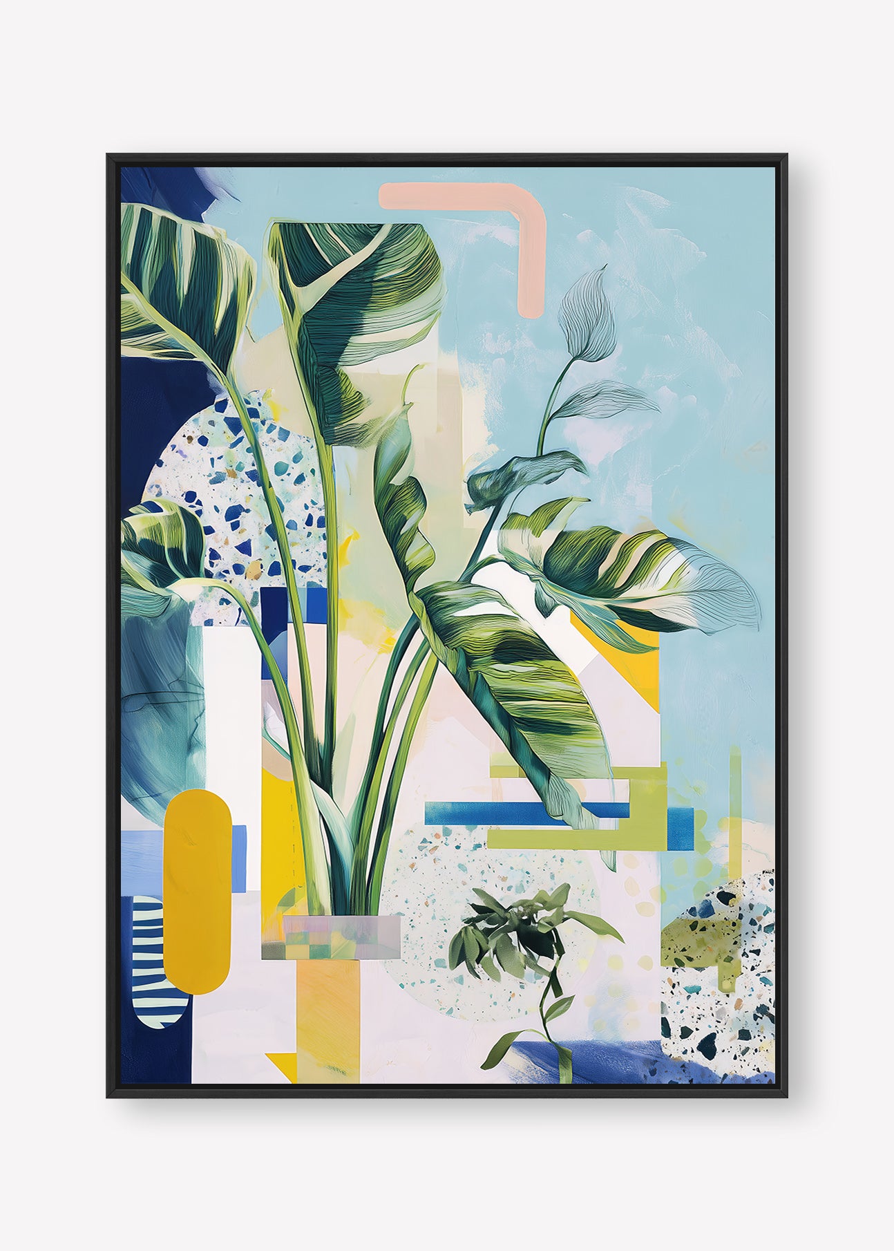 Paradise in Focus (Portrait) - Canvas Box Framed Black - SubTropic Art
