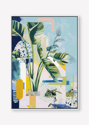 Paradise in Focus (Portrait) - Canvas Box Framed White - SubTropic Art