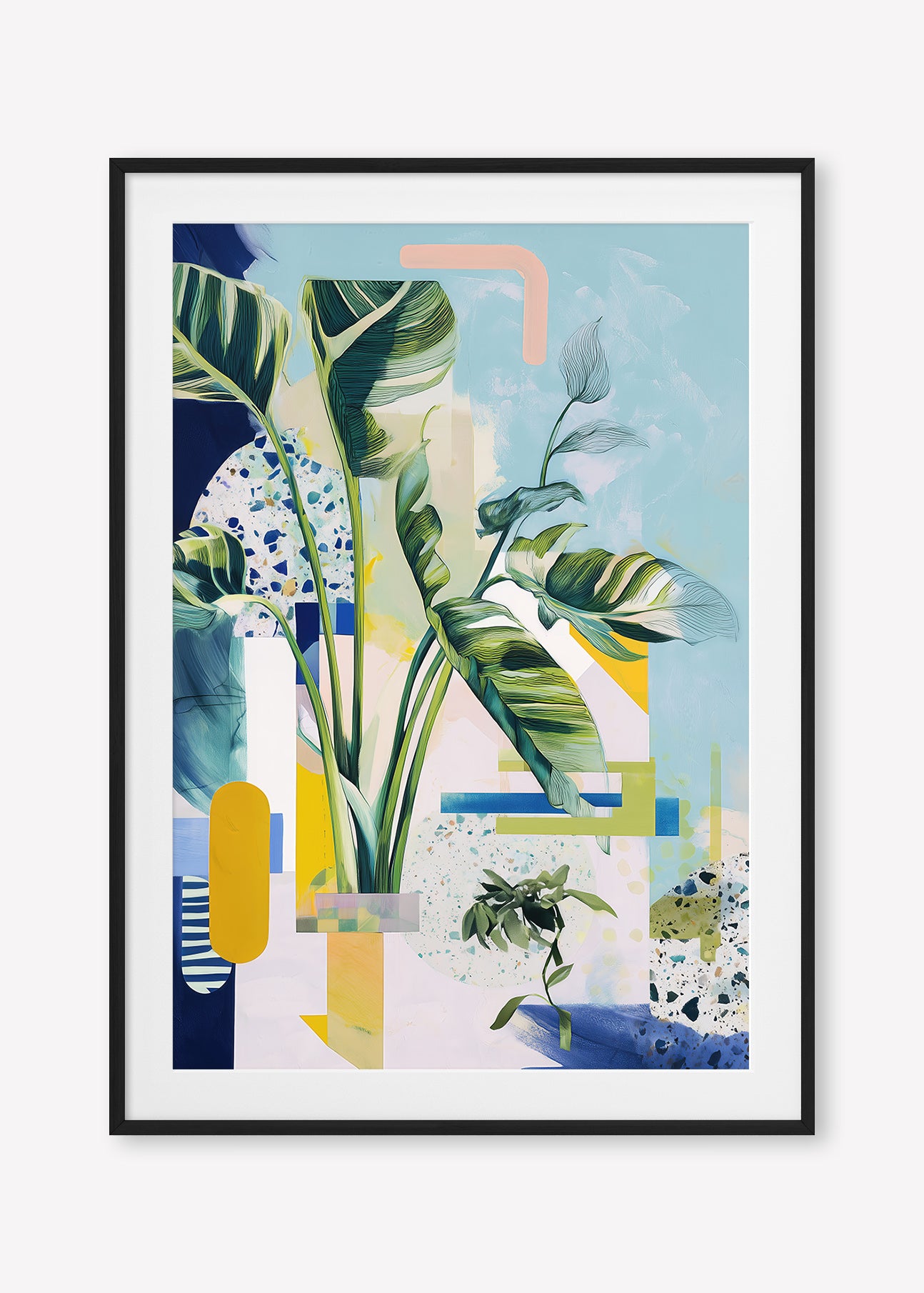 Paradise in Focus (Portrait) - Print Framed with Border Black - SubTropic Art