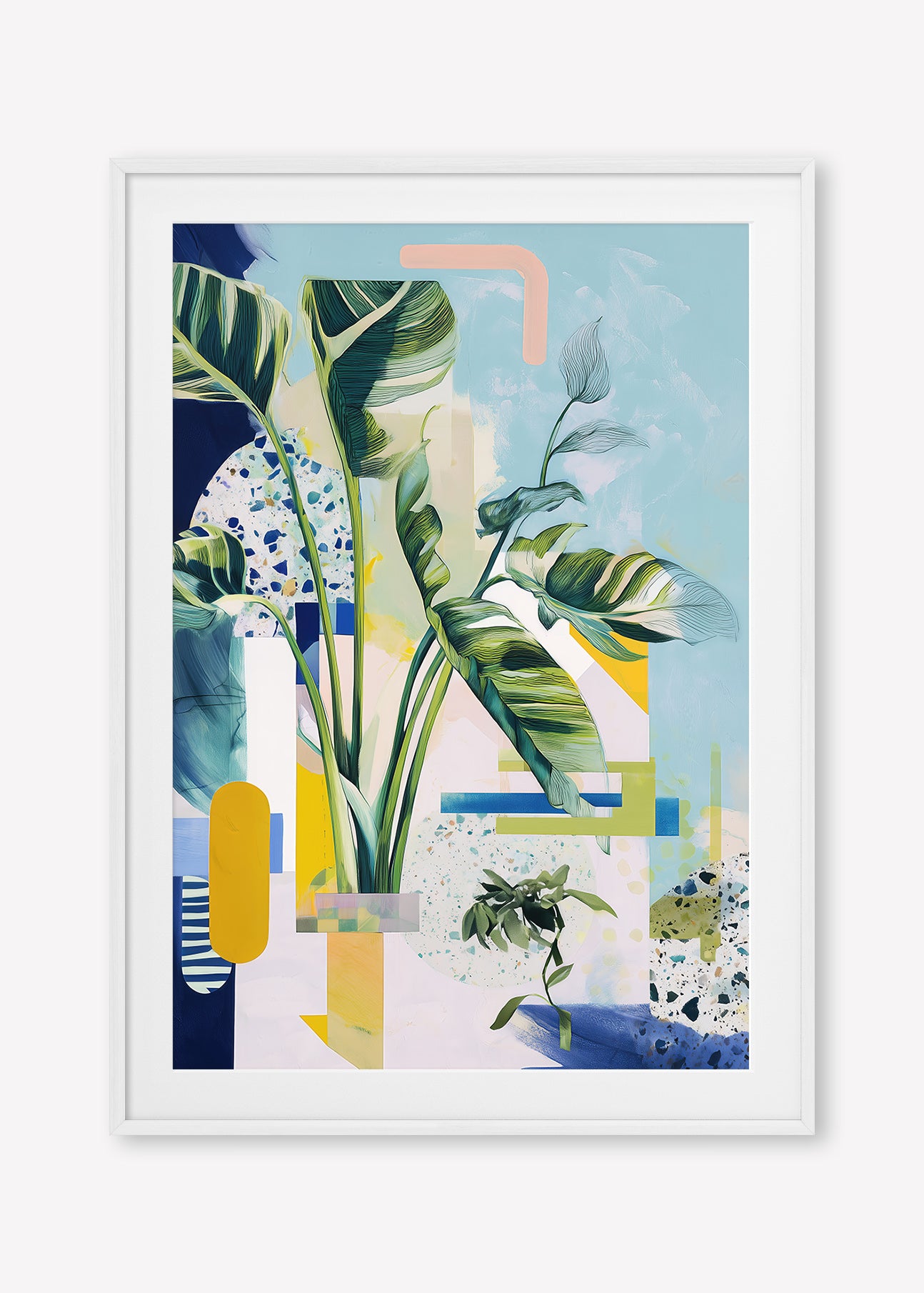 Paradise in Focus (Portrait) - Print Framed with Border White - SubTropic Art