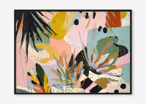 Pastel Pop (Landscape) - Print Framed Black - SubTropic Art