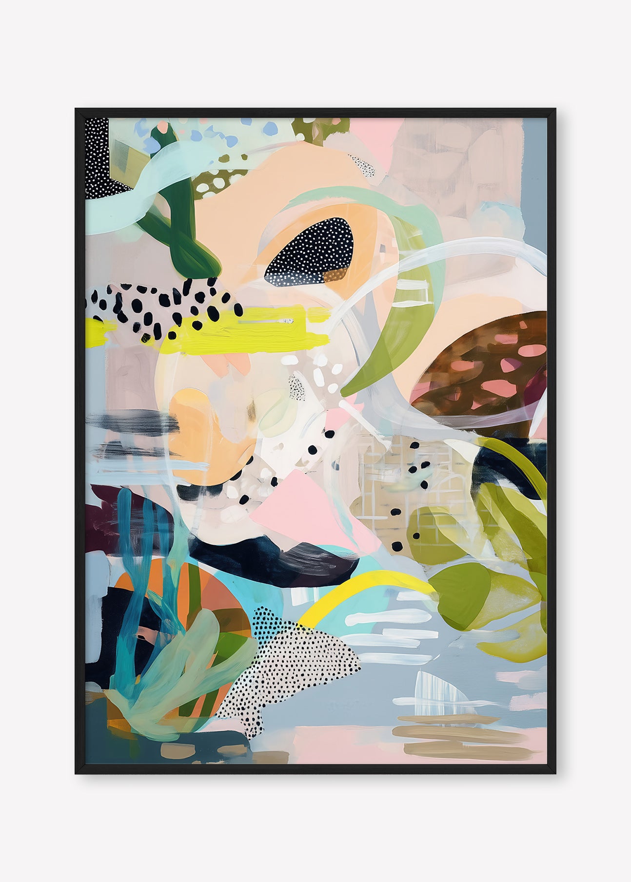 Submerged Tranquillity (Portrait) - Print Framed Black - SubTropic Art