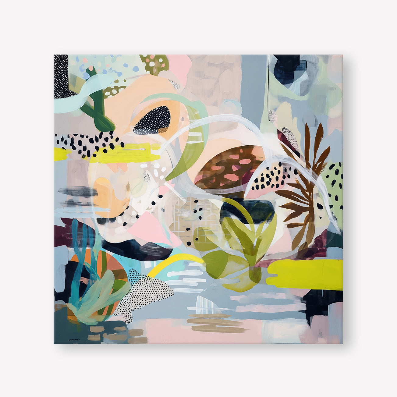 Submerged Tranquillity (Square) - Canvas Stretched No frame - SubTropic Art