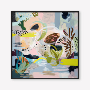 Submerged Tranquillity (Square) - Print Framed Black - SubTropic Art