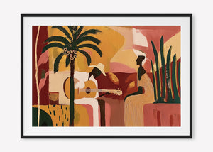 Sunset Serenades (Landscape) art print -  by SubTropic Art