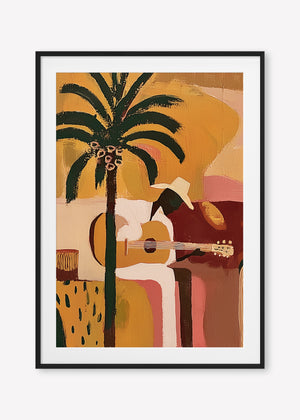 Sunset Serenades (Portrait) art print -  by SubTropic Art