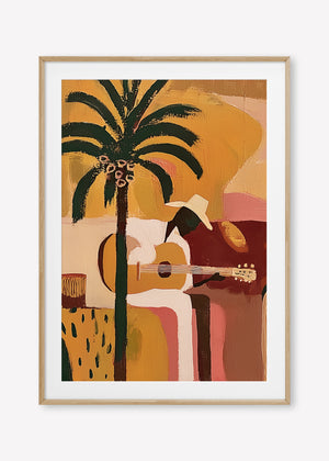 Sunset Serenades (Portrait) art print -  by SubTropic Art