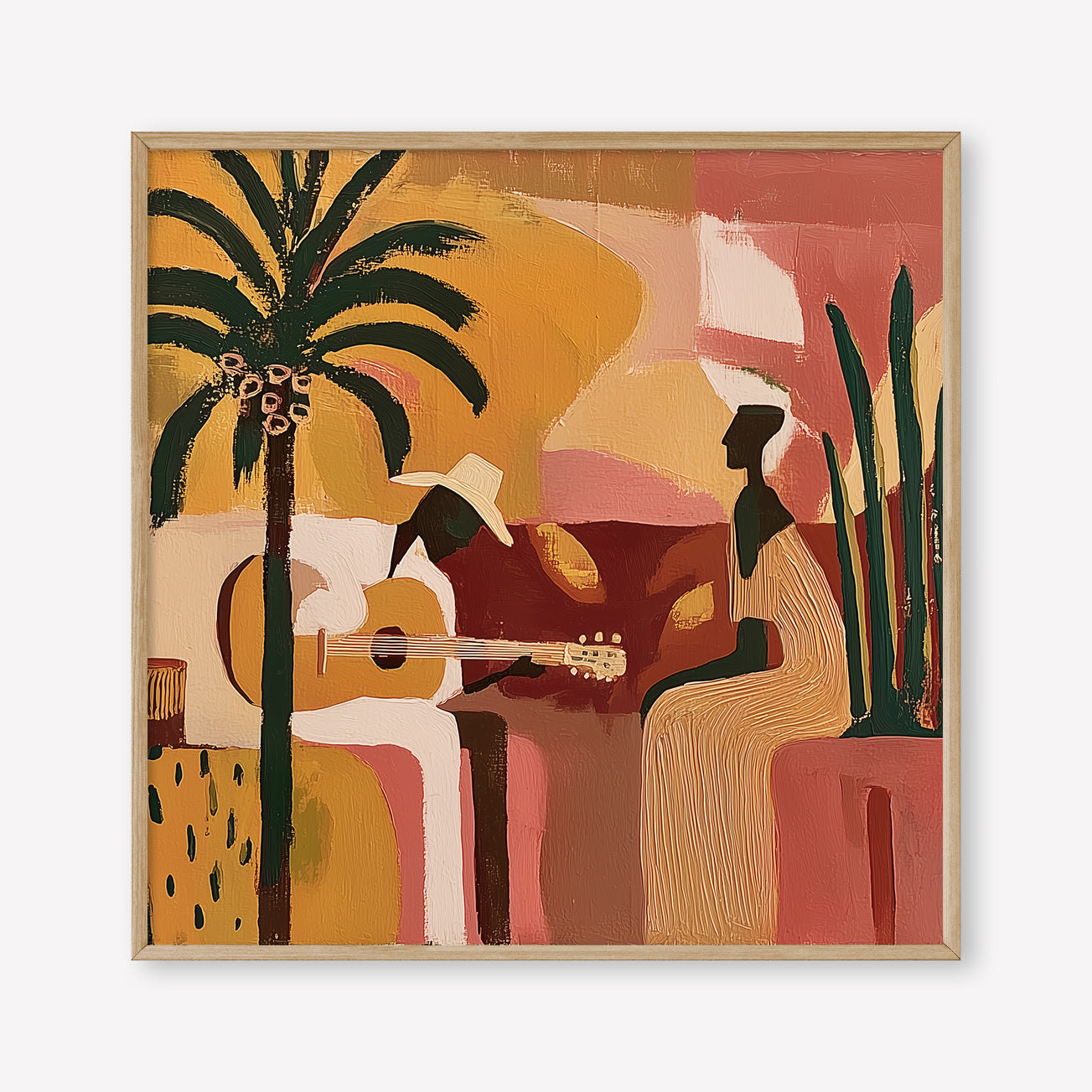 Sunset Serenades (Square) art print -  by SubTropic Art