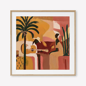 Sunset Serenades (Square) art print -  by SubTropic Art
