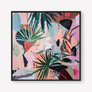 That's Vibey (Square) - Canvas Box Framed Black - SubTropic Art
