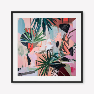 That's Vibey (Square) - Print Framed with Border Black - SubTropic Art