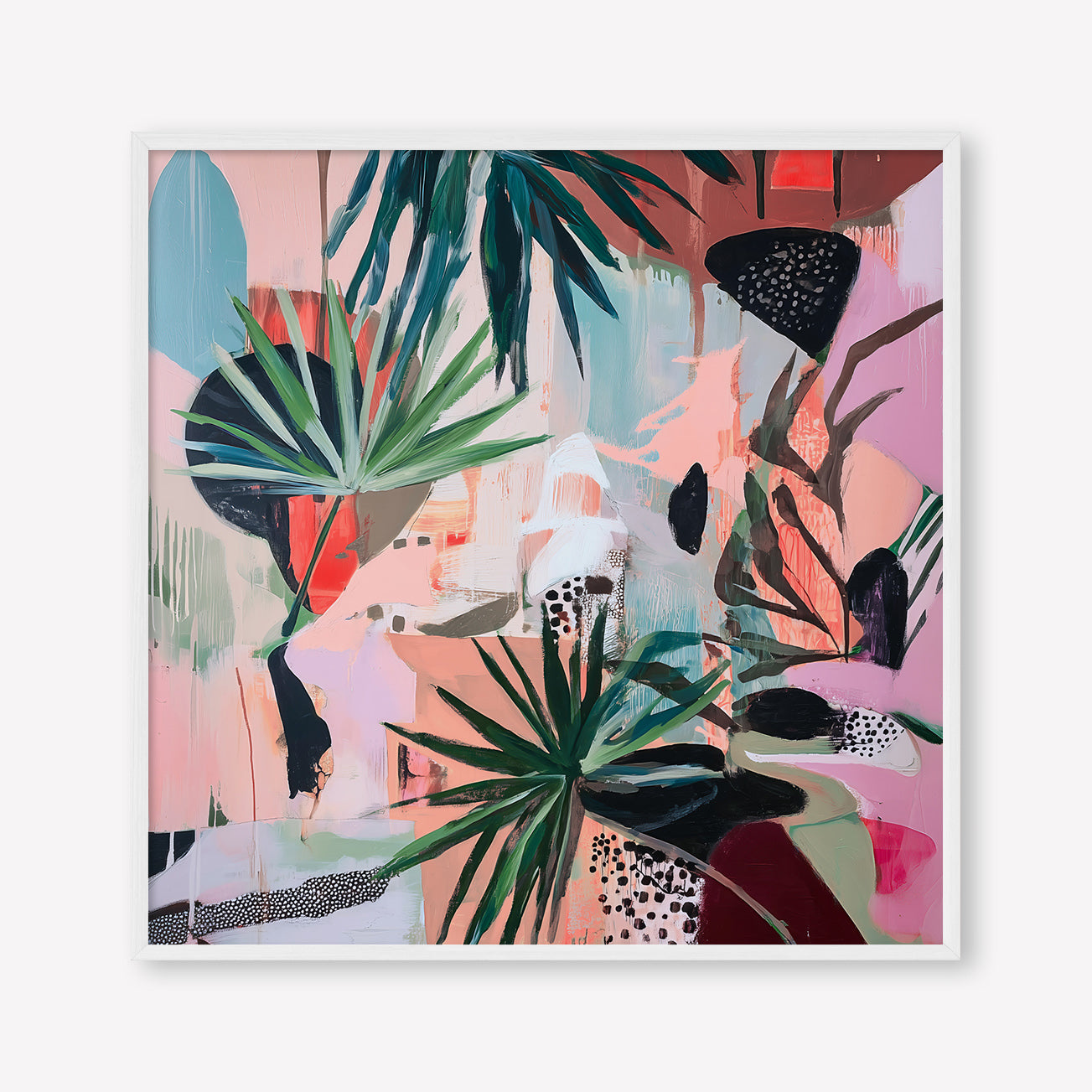 That's Vibey (Square) - Print Framed White - SubTropic Art