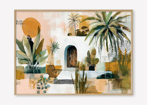 The Sanctuary (Landscape) - Print Framed Oak - SubTropic Art