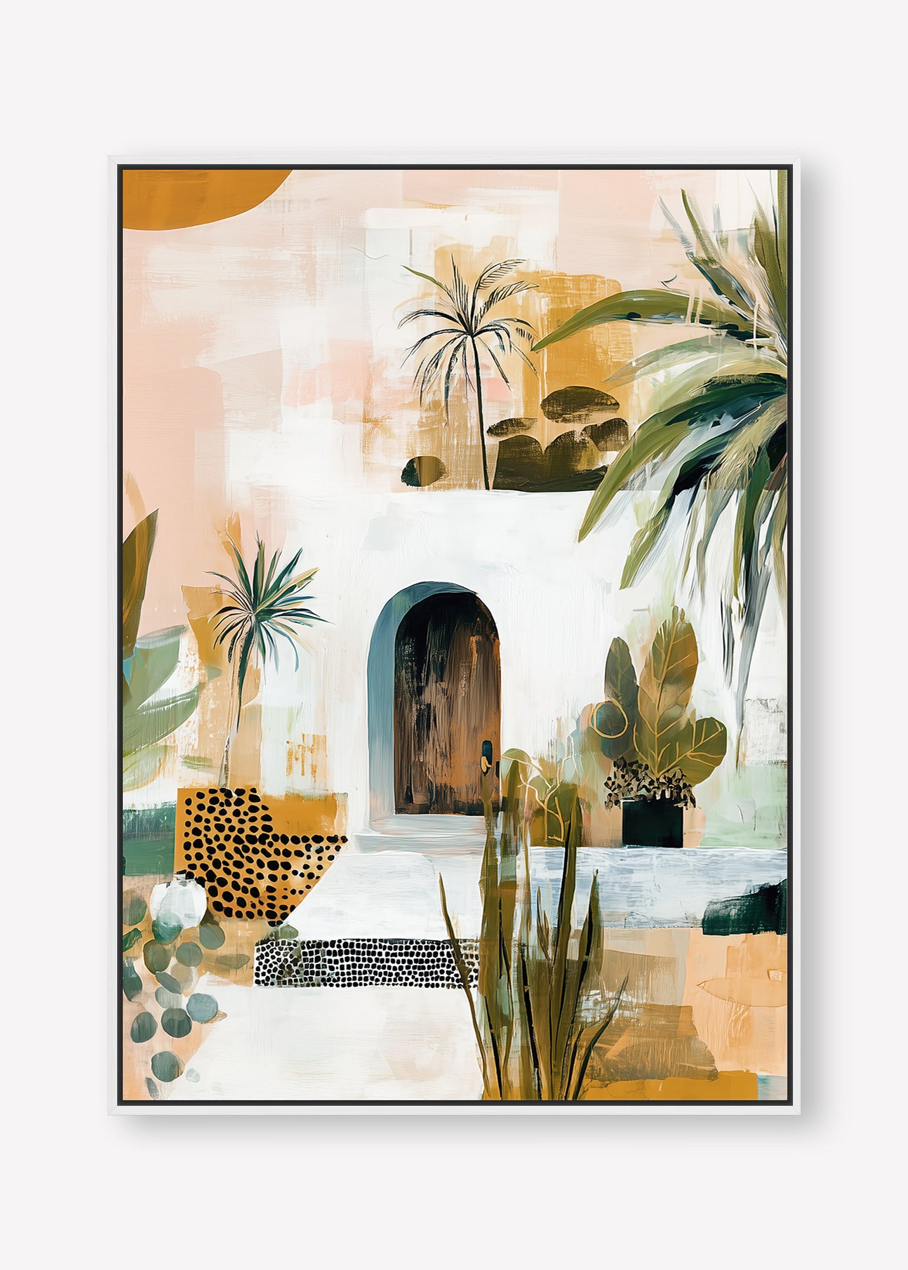 The Sanctuary (Portrait) - Canvas Box Framed White - SubTropic Art